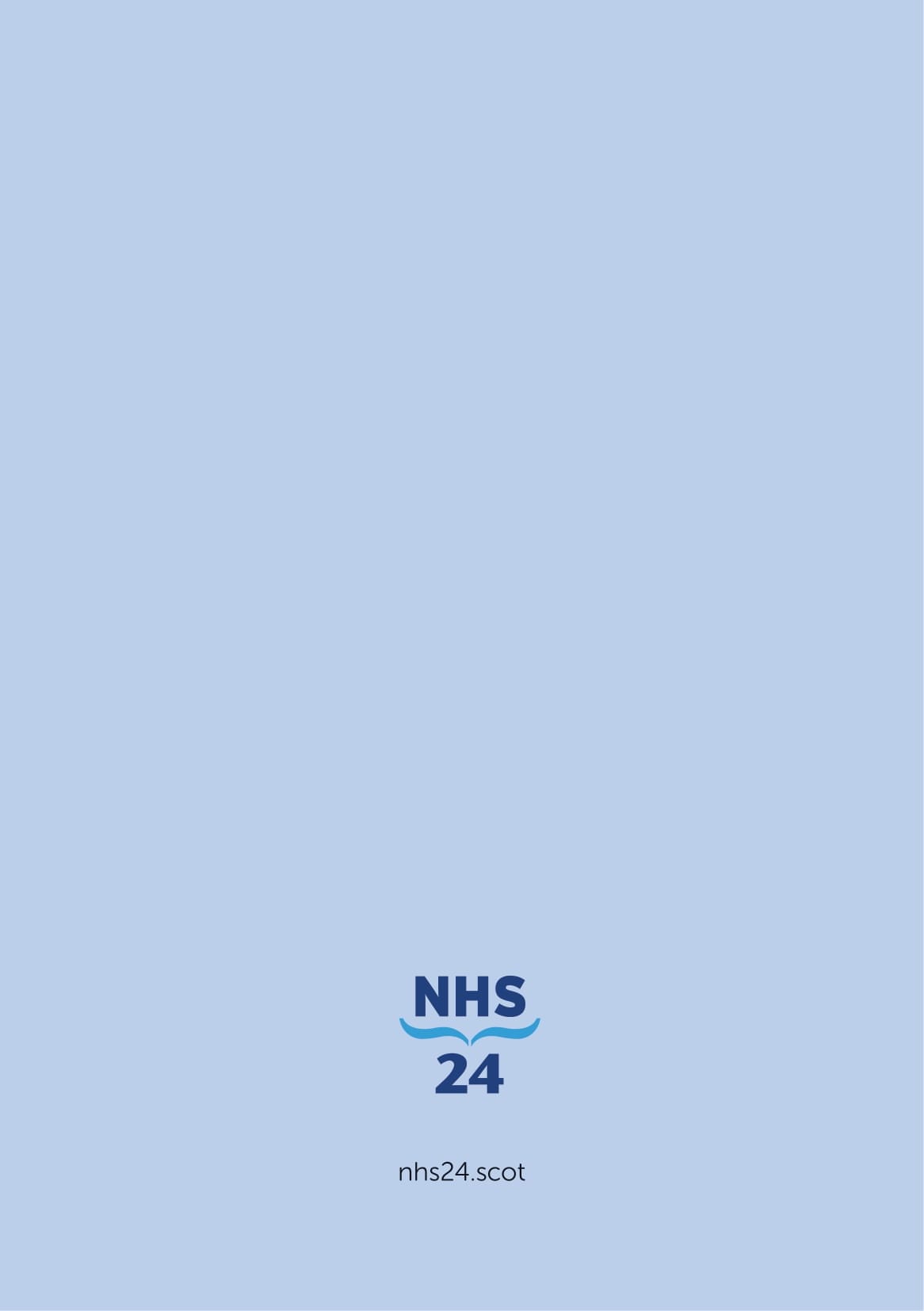 NHS 24. Caring For Someone Leaflet.