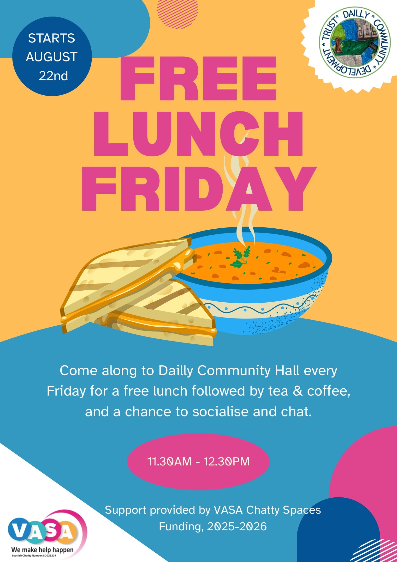 Free Lunch Fridays Flyer