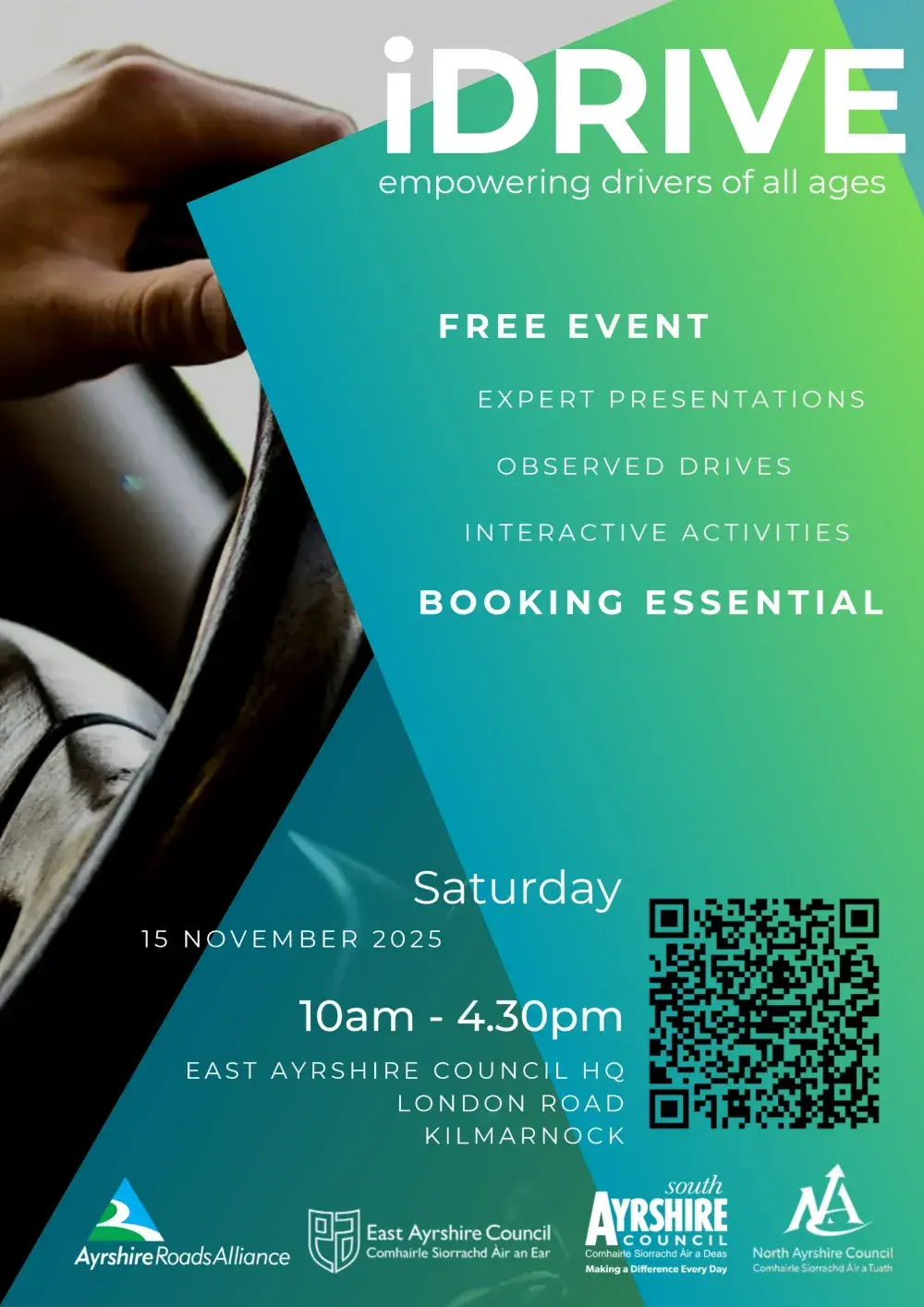 iDrive free event flyer 15 November 2025 1 of 2