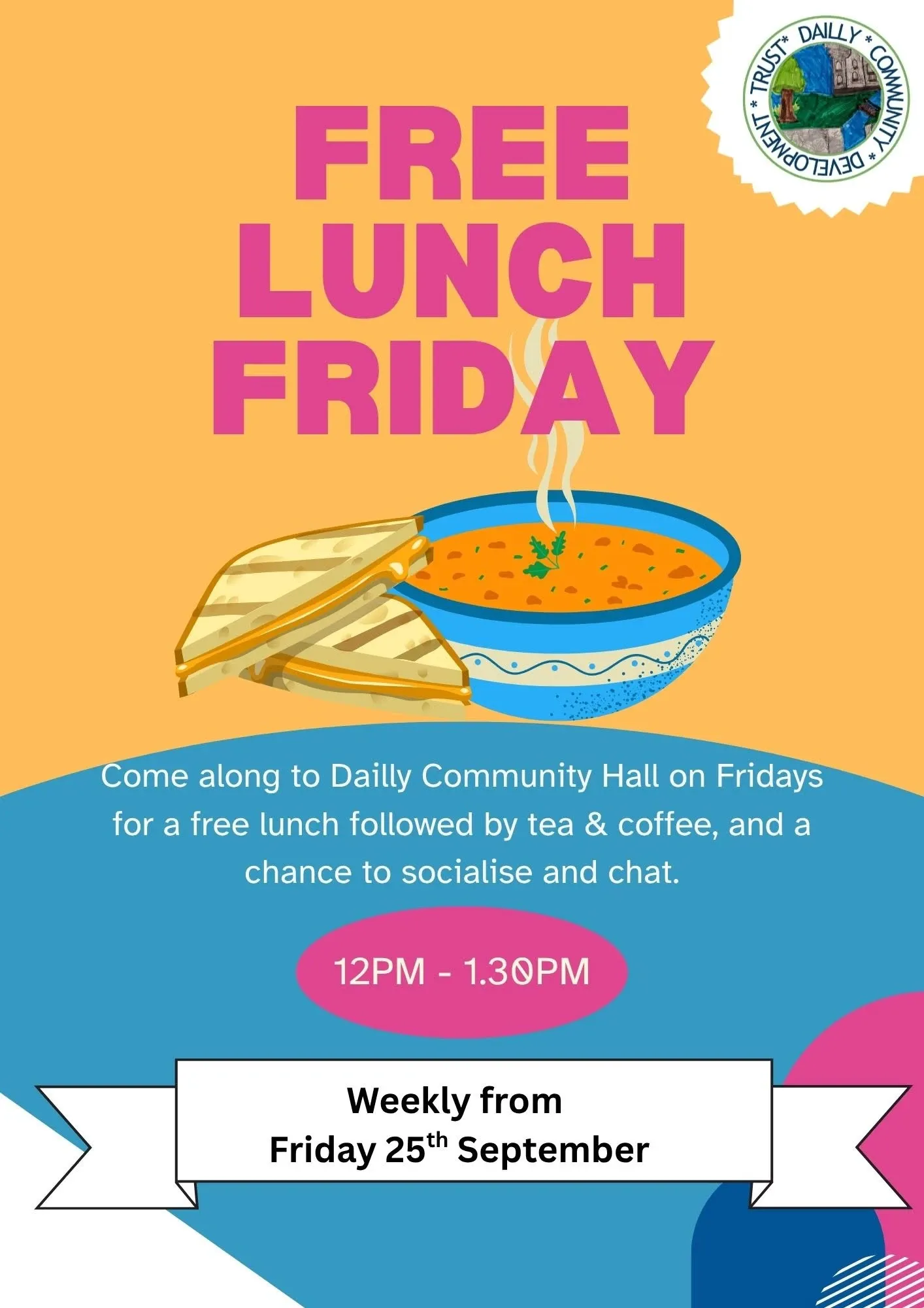 Free Lunch Friday Flyer, 25 September 2026