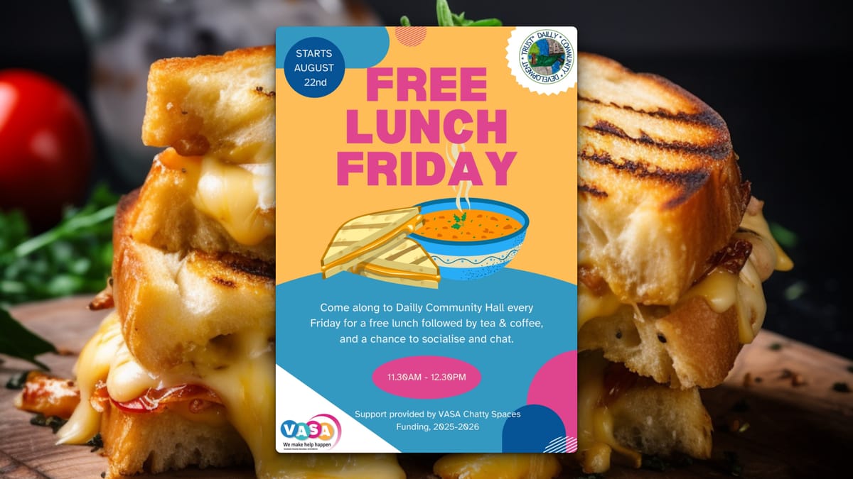 Free Lunch Fridays flyer