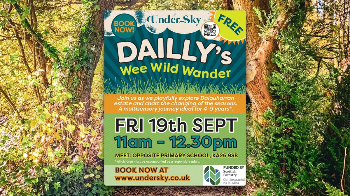 Undersky Dailly Free Family Fun Day, Friday, 19th September 2025 Flyer.