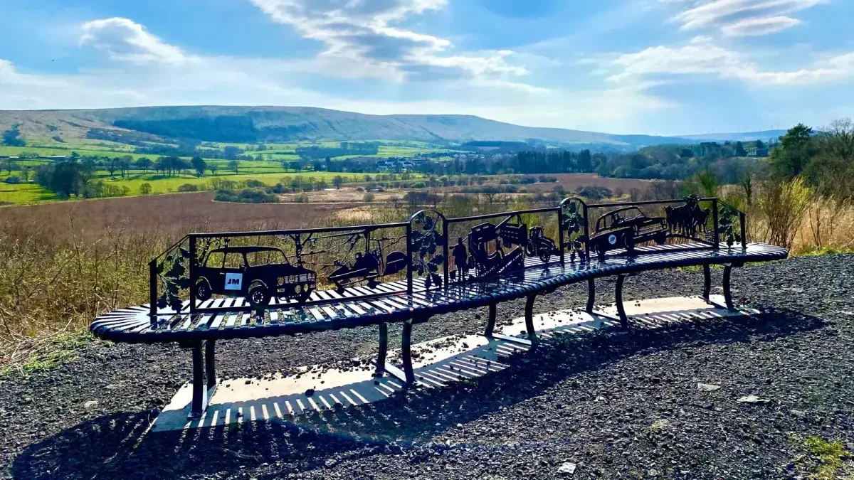 Gorgeous view from the red Dalquharran Walk, Dailly