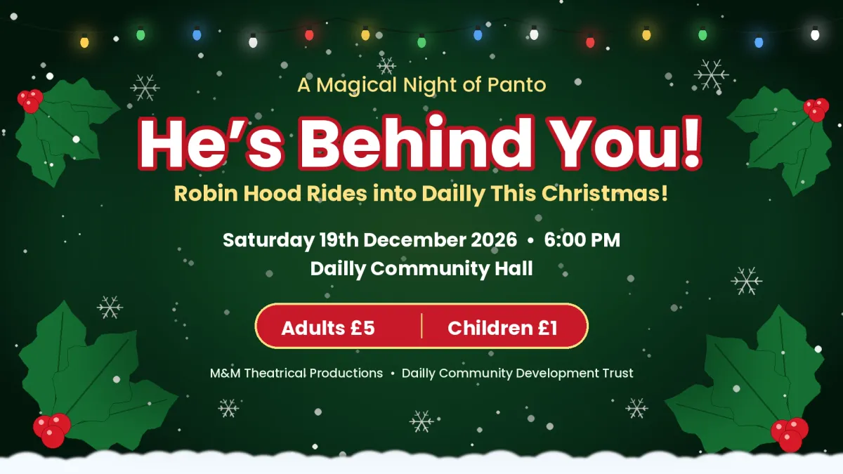 Robin Hood Dailly Panto blog header creative.
