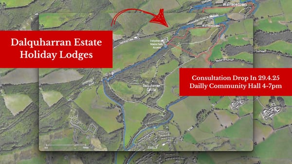 Dalquharran Estate Holiday Lodge Consultation Drop-In 29.4.2025 Creative
