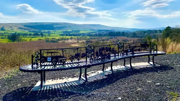 Gorgeous view from the red Dalquharran Walk, Dailly